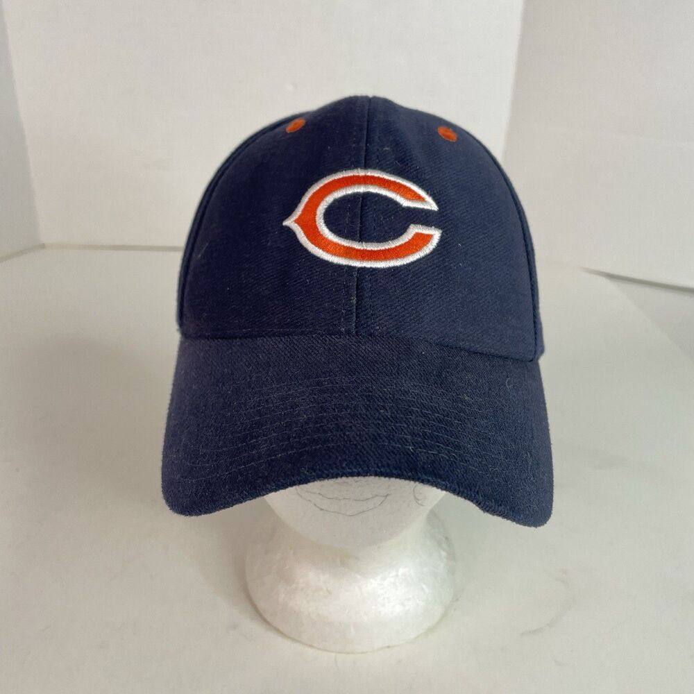 Chicago Bears Hat, Adjustable Cap, NFL, Dark Blue, Logo